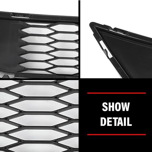 ANDPLAY Front Bumper Lower Grille Black Compatible with Ford Edge 2015 2016 2017 2018 BTPS7453MBK, FT4Z-17K945-AA, Gl7453XSMBK in Saudi Arabia