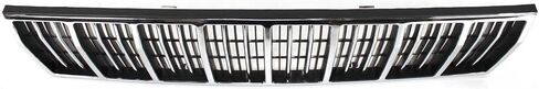 مجموعة شبكة Garage-Pro متوافقة مع Jeep Cherokee 1988-1990، Comanche 1988-1992 Chrome Shell مع إدراج أسود CH1200125 in Kuwait