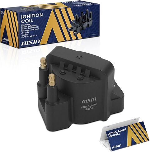 AISIN AFTERMARKET ESCAZ-00095 Ignition Coil - Compatible with Honda Passport 94-95, Chevrolet Camaro 93-02, Impala 00-05, Buick Allure 06-08 - 3.8L in Kuwait