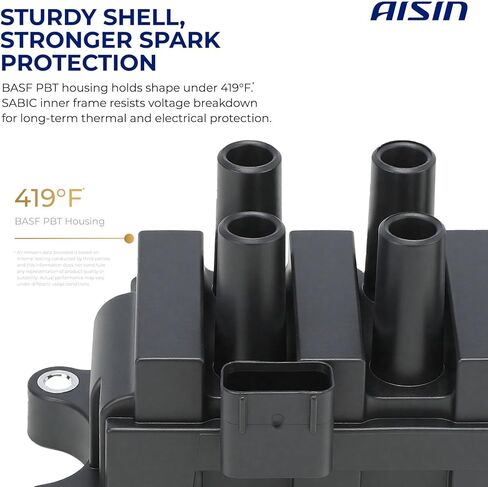 AISIN AFTERMARKET ESCAZ-00095 Ignition Coil - Compatible with Honda Passport 94-95, Chevrolet Camaro 93-02, Impala 00-05, Buick Allure 06-08 - 3.8L in Kuwait