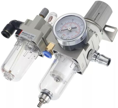 Tire Changer Machine Part Air Pressor Oil Water Separator Regulator Trap Filter Downward Opening in Kuwait