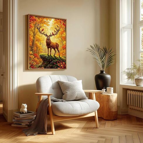 Magical Forest Deer Jigsaw Puzzles for Adults 1000 Pieces, Fantasy Nature Animal 1000 Piece Puzzle for Adults, Fun Hard Difficult Challenging Jigsaw Puzzles 1000 Pieces Family Game Home Decor Gifts in Saudi Arabia
