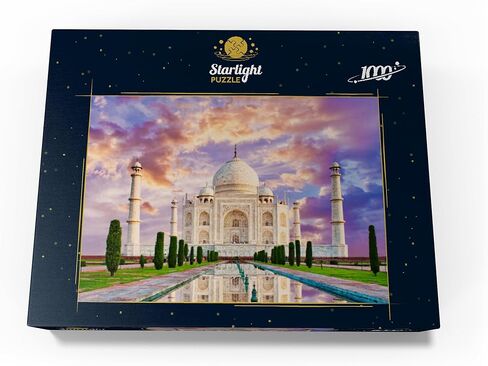 MyPuzzle View of Taj Mahal During Sunset - Premium 1000 Piece Jigsaw Puzzle for Adults in Kuwait