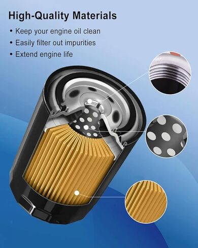 15208AA21A Engine Oil Filters Replace 15208AA160 15208AA15A Fit for Subaru Outback Legacy 2013-2025 Impreza 2012-2025 Forester 2011-2025 XV Crosstrek 2013-2025 Ascent 2019-2025, 2 Pack in Kuwait