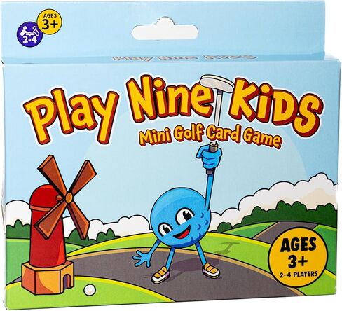 Play Nine Kids: Mini Golf Card Game – Learn and Match Numbers, Fun Math & Strategy Skills for Kids - Family Board Game – Easy to Learn, Educational Number Matching – 2-4 Players, Ages 3+ in Saudi Arabia