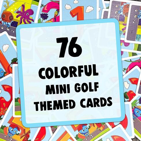 Play Nine Kids: Mini Golf Card Game – Learn and Match Numbers, Fun Math & Strategy Skills for Kids - Family Board Game – Easy to Learn, Educational Number Matching – 2-4 Players, Ages 3+ in Saudi Arabia