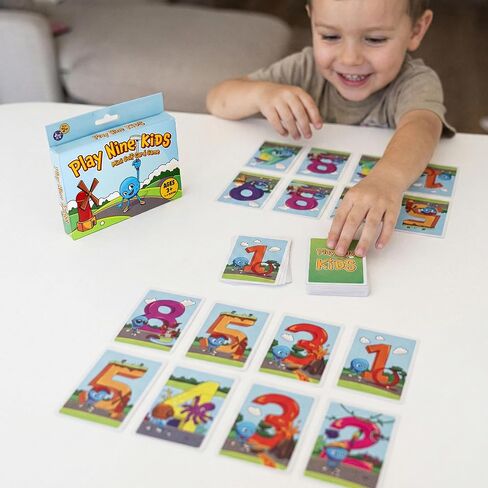 Play Nine Kids: Mini Golf Card Game – Learn and Match Numbers, Fun Math & Strategy Skills for Kids - Family Board Game – Easy to Learn, Educational Number Matching – 2-4 Players, Ages 3+ in Saudi Arabia