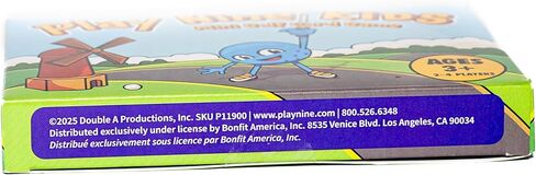 Play Nine Kids: Mini Golf Card Game – Learn and Match Numbers, Fun Math & Strategy Skills for Kids - Family Board Game – Easy to Learn, Educational Number Matching – 2-4 Players, Ages 3+ in Saudi Arabia