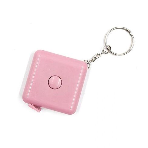 3 Pack Retractable Mini Square Tape Measure - 60-Inch Dual Scale Soft Measuring Ruler for Body Sewing Tailor Clothing Knitting Craft, Pocket Portable Pink in Kuwait
