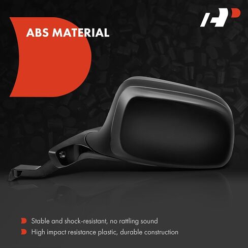 A-Premium Pair (2) Driver and Passenger Side Manual Door Mirror - Compatible with Ford Bronco 1992-1996, F-150/F-250/F-350 1992-1997 - Non-Heated Manual Folding Black Outside Rear View Mirror in Kuwait
