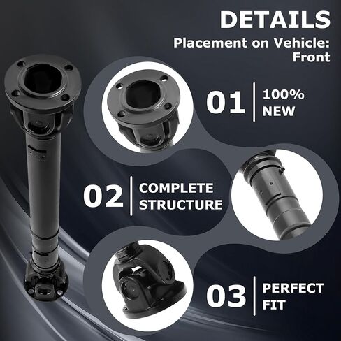 Partsflow 28" Drive Shaft Front Driveshaft Assembly Compatible with 2013-2018 BMW F30 F31 228i 230i 320i 328i 330i 335i 340i 428i 430i 440i M235i M240i xDrive AWD 938277 in Kuwait