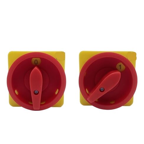 HZ12-40/04 Off-ON 40A 2 Position Poles with Plastic Cover Emergency Stop Padlock Power Cut Off Motor Rotary Cam Switch 1Pcs in Saudi Arabia