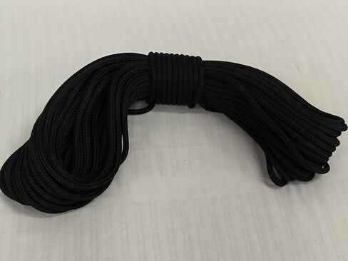 1/4 Inch by 100 Feet Black Double Braid Polyester Rope in Saudi Arabia