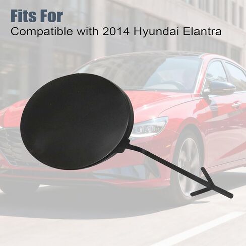 Front Bumper Tow Eye Hook Cap Cover Plastic 865883X700 Compatible with 2014 Hyundai Elantra in Saudi Arabia