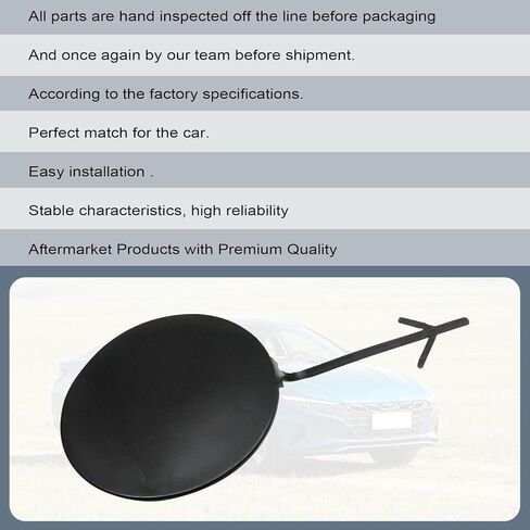 Front Bumper Tow Eye Hook Cap Cover Plastic 865883X700 Compatible with 2014 Hyundai Elantra in Saudi Arabia