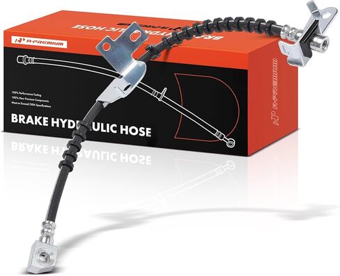 A-Premium Front Driver Side Brake Hydraulic Hose Compatible with Ford & Lincoln Models - Expedition, Navigator, 2018 2019 2020 2021 in Kuwait
