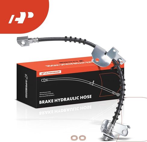 A-Premium Front Driver Side Brake Hydraulic Hose Compatible with Ford & Lincoln Models - Expedition, Navigator, 2018 2019 2020 2021 in Kuwait