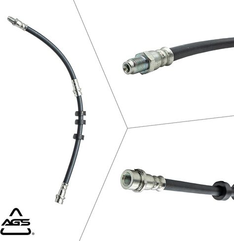 AGS Automotive Solutions Hydraulic Rubber Brake Hose, Compatible With Ford Escape 2007-01, Mazda Tribute 2006-01, Mercury Mariner 2007-05 in Kuwait