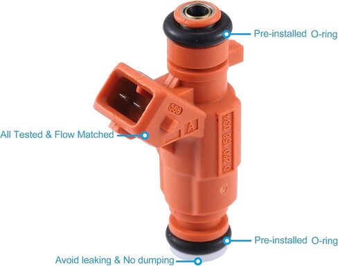 X AUTOHAUX 4pcs 0280156034 1984E9 9638220380 Fuel Injector for CITROEN Berlingo 1.6 16V 2000-2011 for PEUGEOT 307 Hatchback 1.6 16V 2000-2007 in Kuwait