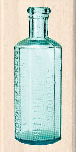 Inkadinkado Wood Stamp, Bitters Bottle in Kuwait