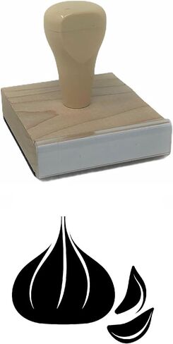 Infusion Garlic Rubber Stamp, 2 X 2'' Wood Stamp in Kuwait