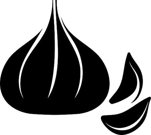 Infusion Garlic Rubber Stamp, 2 X 2'' Wood Stamp in Kuwait