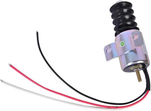 New Fuel Stop Solenoid 12V 208454 247617 Compatible with Miller Trailblazer 302 Engine Bobcat 250 in Kuwait
