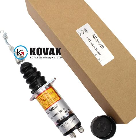 12V Fuel Shut Off Solenoid 1502-12D6U2B2S2A 307-2546 1500-2027 Stop Solenoid Fits For E 216 226 236 246 Skid Steer UB704 150212D6U2B2S2A 3072546 15002027 Engine in Saudi Arabia