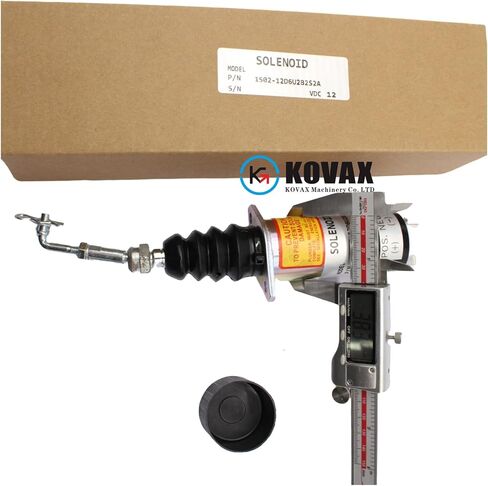 12V Fuel Shut Off Solenoid 1502-12D6U2B2S2A 307-2546 1500-2027 Stop Solenoid Fits For E 216 226 236 246 Skid Steer UB704 150212D6U2B2S2A 3072546 15002027 Engine in Saudi Arabia
