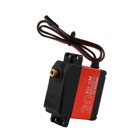 20kg Digital Servo DC6-8.4V Metal Gear 180/270/360° Remote Control Servo Motor(180 Degree) in Kuwait