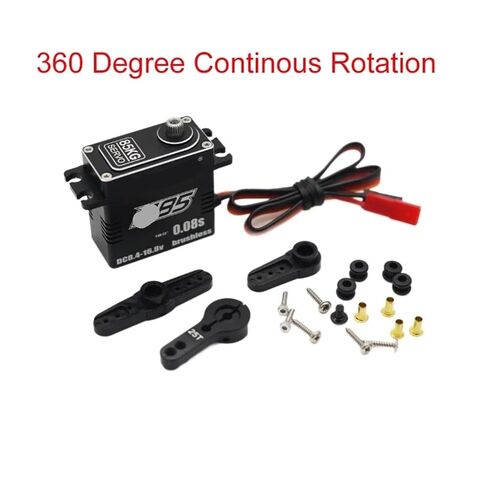 85KG high Torque 0.08 Seconds 16.8V servo Motor 25T Steel Gear(360 Degree) in Kuwait