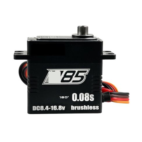 85KG high Torque 0.08 Seconds 16.8V servo Motor 25T Steel Gear(360 Degree) in Kuwait