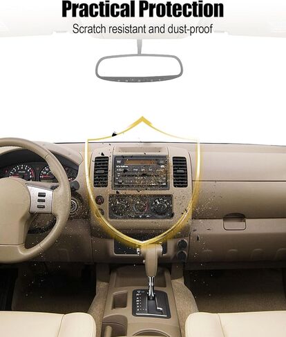 TIKSCIENCE Center Dash Console Instrument Panel Bezel Trim Fit for Nissan Frontier 2005-2020 Replace 68259-ZP16A 68259ZP16A, Center Dash Cover Cluster Lid in Kuwait
