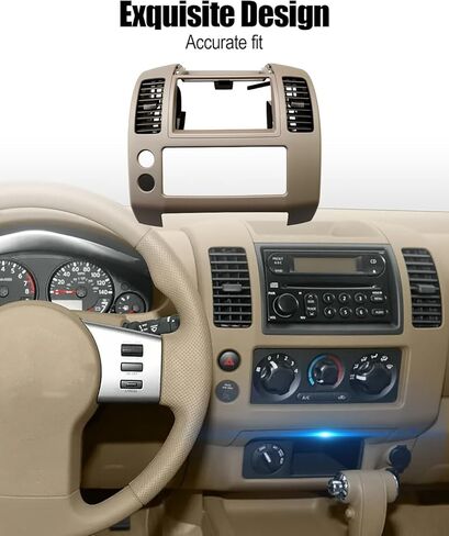 TIKSCIENCE Center Dash Console Instrument Panel Bezel Trim Fit for Nissan Frontier 2005-2020 Replace 68259-ZP16A 68259ZP16A, Center Dash Cover Cluster Lid in Kuwait