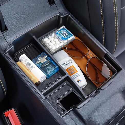 Upgrade Center Console Organizer fit for 2025 Ford Bronco 4 Door, Armrest Storage Box Tray Compatible with Ford Bronco 2025 Storage Accessories (Not Fit for 2-Door & Bronco Sport) in Saudi Arabia