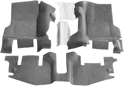 BedRug Jeep Kit - BedTred BTTJ97F fits 97-06 WRANGLER TJ/LJ FRONT 3PC FLOOR KIT (WITH CENTER CONSOLE) - INCLUDES HEAT SHIELDS in Kuwait