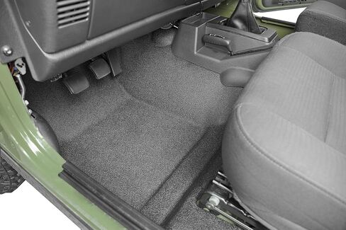 BedRug Jeep Kit - BedTred BTTJ97F fits 97-06 WRANGLER TJ/LJ FRONT 3PC FLOOR KIT (WITH CENTER CONSOLE) - INCLUDES HEAT SHIELDS in Kuwait