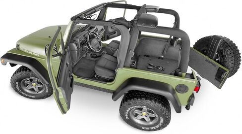 BedRug Jeep Kit - BedTred BTTJ97F fits 97-06 WRANGLER TJ/LJ FRONT 3PC FLOOR KIT (WITH CENTER CONSOLE) - INCLUDES HEAT SHIELDS in Kuwait