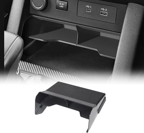 Center Console Organizer Compatible with M-itsubishi L200 / Triton 2024-2025 Accessories, ABS Console Front Insert Dividers Tray with Anti-Slip Pad in Kuwait