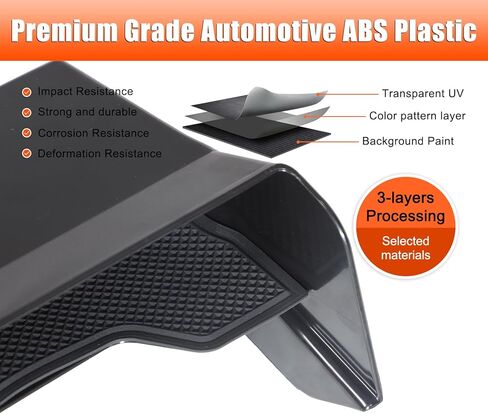 Center Console Organizer Compatible with M-itsubishi L200 / Triton 2024-2025 Accessories, ABS Console Front Insert Dividers Tray with Anti-Slip Pad in Kuwait