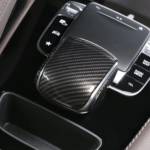 Center Console Gear Shift Panel Carbon Fiber Protective Frame Cover Trim for Mercedes Benz GLS X167 GLE W167 GLE Coupe C167 450 350 AMG 63 53 580 Decoration Interior Accessory in Saudi Arabia