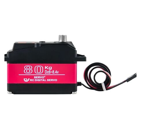 2 S5180 80KG Digital Servo - 8.4V High Voltage Metal Steering Gear, High Torque Motor(2pcs 270 Degree) in Kuwait