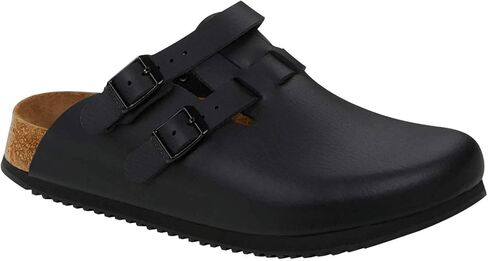 Birkenstock Kay Super Grip Leather Black - Professional Shoes for Women & Mens US M 7.0 / US L 9.0 in Saudi Arabia