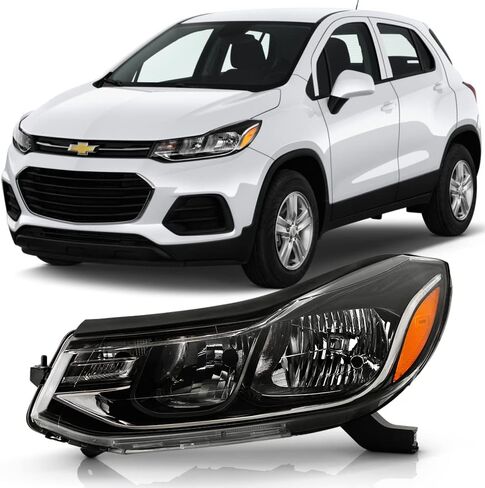 ACANII - For 2017-2022 Chevy TRAX Factory غير جهاز عرض أمامي للمصابيح الأمامية استبدال الجانب الأيسر للسائق in Kuwait