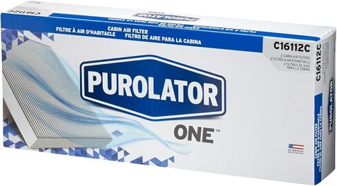 Purolator C16112C فلتر هواء المقصورة المتقدم PurolatorONE متوافق مع مجموعة مختارة من إنفينيتي ونيسان in Kuwait