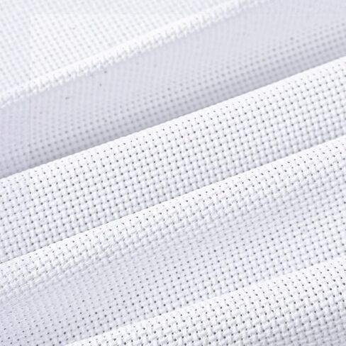 Elegaperma 14 Mesh Cross Stitch Cloth, 20"X 20" Large-Format Blank Cross-Stitch Fabric for Multi-Project Planning, Crossstitch Fabrics for Embroidery and Handmade Craft Creations(Cross-Stitch Fabric) in Saudi Arabia