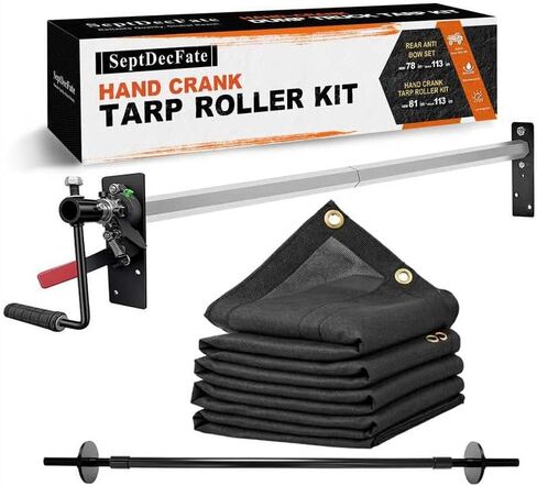 Products 7' x 18' Dump Truck Tarp Kit with Telescoping Aluminum Rollers & Complete Hardware (DTR KIT) in Saudi Arabia