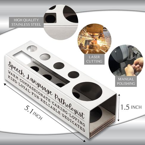 akeke هدايا أخصائي أمراض النطق واللغة للنساء والرجال، هدايا علاج النطق، تقدير معالج النطق، شكرًا لك في الأسبوع، هدايا عيد الميلاد، حاملات أقلام الرصاص وحاملات الأقلام ASB20 in Kuwait