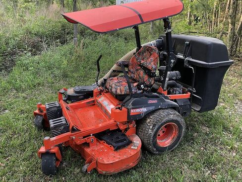أغطية مقاعد Durafit، غطاء مقعد مناسب مخصص لسلسلة KUBOTA Zero Turn Mower Z700 وZ781i وKiota ZXC SE من نسيج MC2 برتقالي مموه إندورا in Kuwait