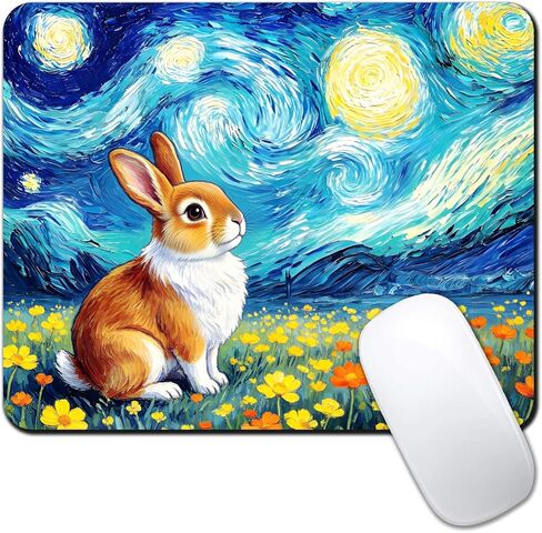 Girly Mouse Pads for Desk, 9.5" x 7.9" Portable Design Cute Mouse Pad Small Square Computer Mousepad, Non-Slip Rubber Base Gift for Kids & Girls Office Decor (Space Nebula Galaxy) in Saudi Arabia